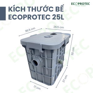 bể tách dầu mỡ 25L